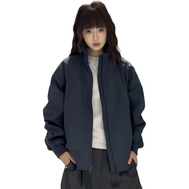 单爵 美式复古显白飞行员外套男秋季痞帅立领高街夹克 男女同款