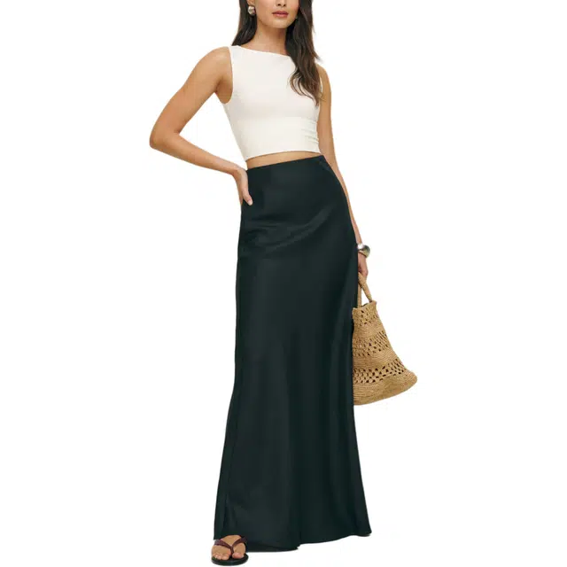 REFORMATION Bella Linen Skirt