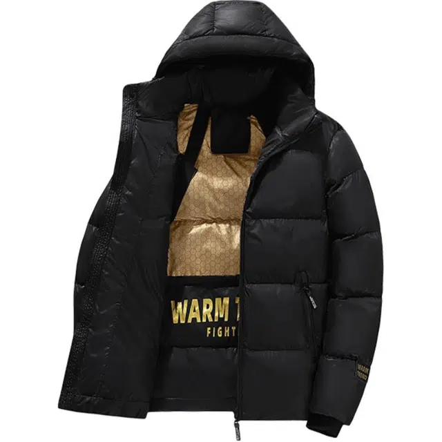 太子龍 加厚保暖秋冬季韩版青年可脱卸帽休闲御寒外套棉服 男款