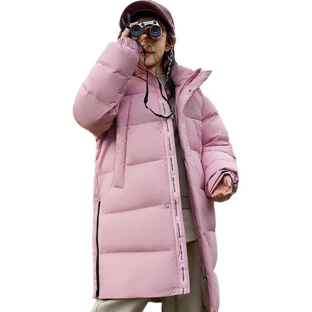 雅鹿 连帽舒适柔软亲肤羽绒服 青少年