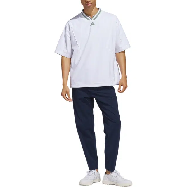 adidas Beyond Short Sleeve Layer Pullover logoT