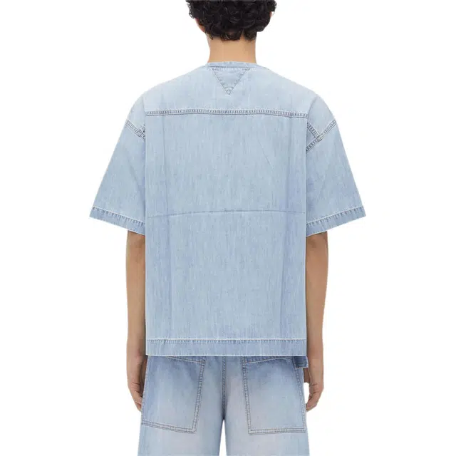 Bottega Veneta FW23 Light Bleached Denim T-Shirt T