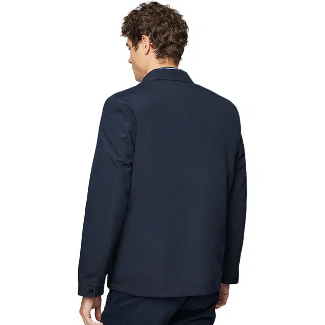 红豆 兔羊毛内胆一衣两穿可脱卸夹棉保暖防风秋冬外套棉服 男款