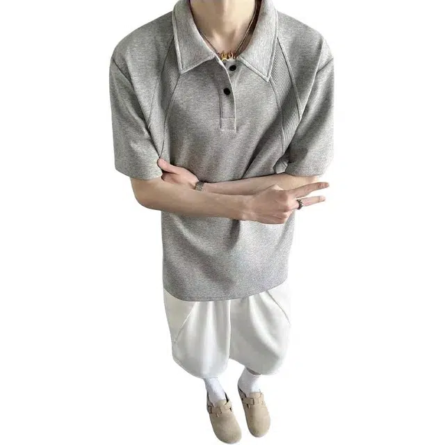 YICHEN boxycleanfitPolo