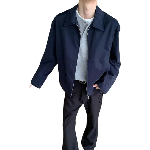 单爵 短款外套男潮牌高级感痞帅行政美式复古夹克 男女同款