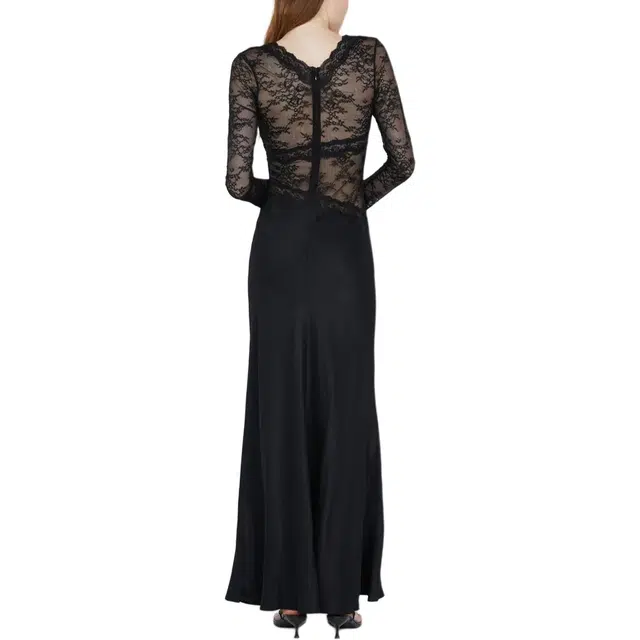 BEC+BRIDGE LOANI LONG SLEEVE MAXI DRESS V