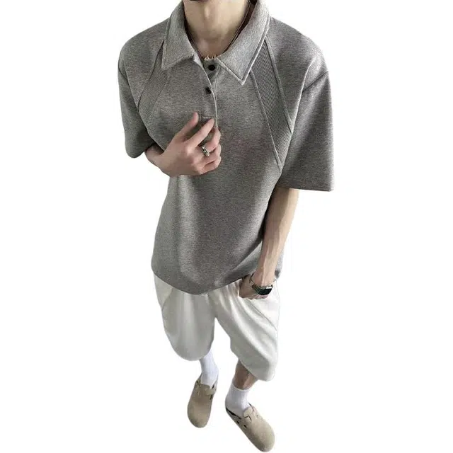 YICHEN boxycleanfitPolo