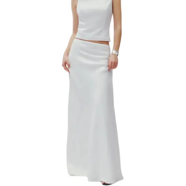 REFORMATION Bella Linen Skirt