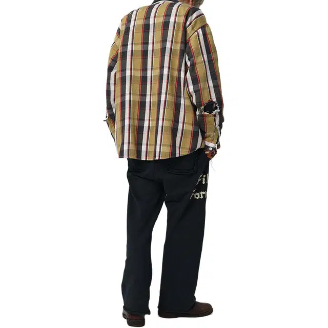 bowwow SS25 ZIP DAMAGED SWEAT PANTS