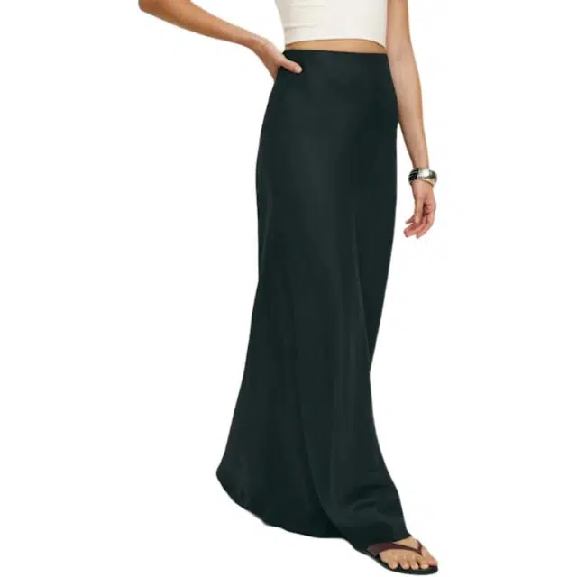 REFORMATION Bella Linen Skirt