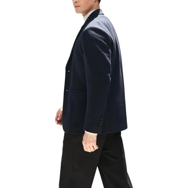 丹宁哲学 【意式绅士】高端暗纹针织羊毛面料 都市百搭西装 男款