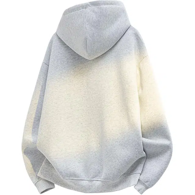 零氏 多风格撞色拼接设计休闲百搭美式复古潮牌纯色简约宽松连帽卫衣 男女同款