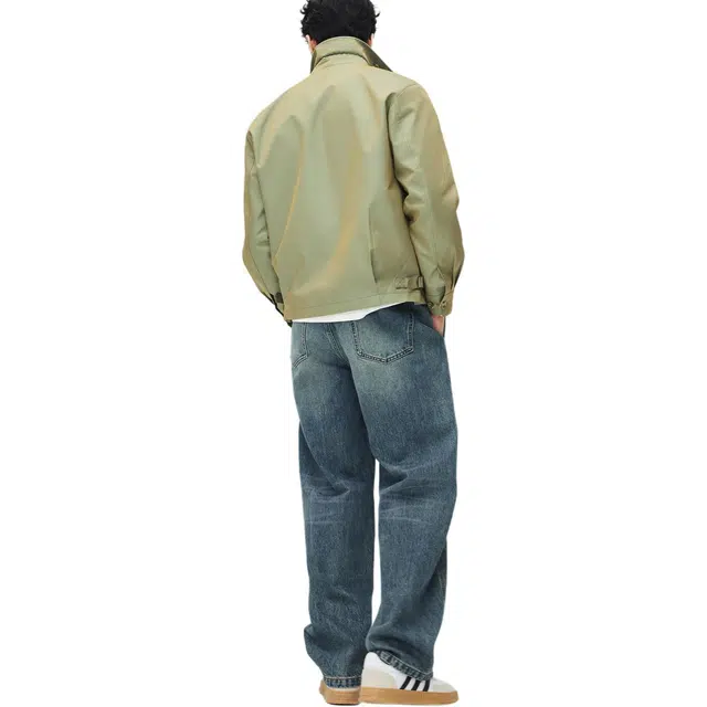 丹宁哲学 日本奢牌双色面料秋冬纯色标准英伦风夹克 男款