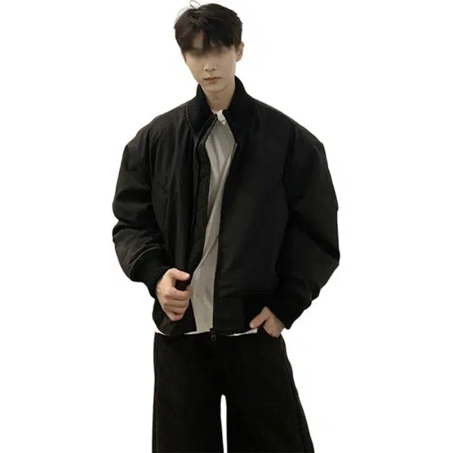 单爵 美式复古飞行员外套男秋冬穿搭短款廓形立领棒球棉衣棉服 男女同款