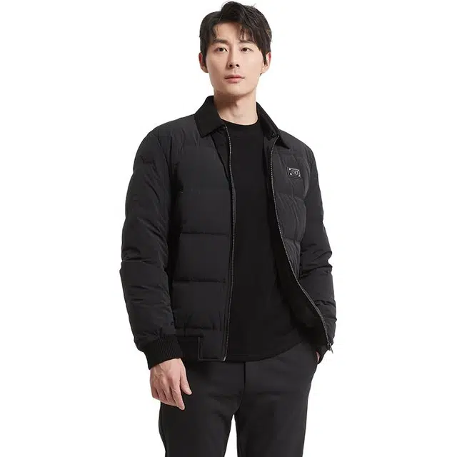 古鲨 短款商务墨绿商务可拆卸轻薄内胆夹克 男款