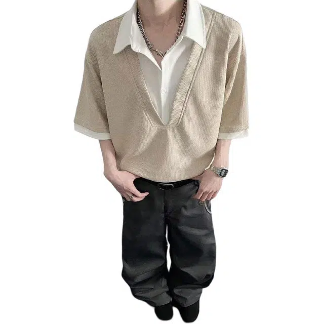 YICHEN miucleanfitPolo