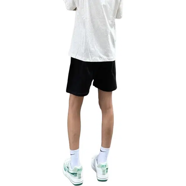 单爵 美式潮牌百搭工装宽松直筒五分休闲短裤 男女同款