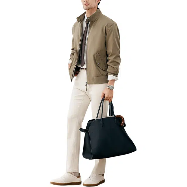 丹宁哲学 抗皱易打理科技面料纯色常规标准现代风夹克 男款