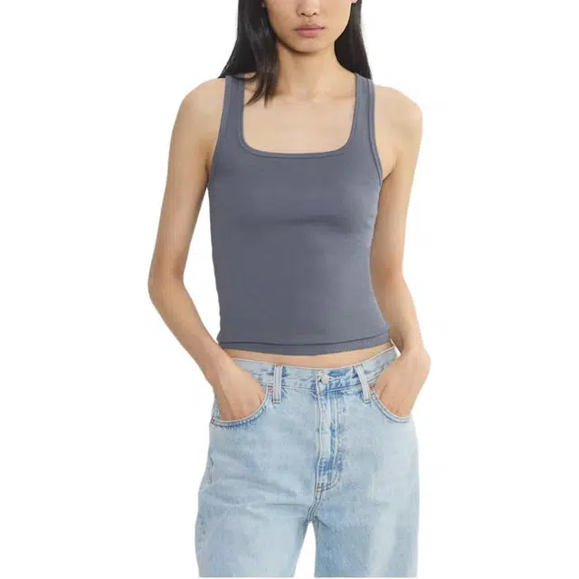 ARITZIA SS25 HomeStretch Rib Squareneck Tank