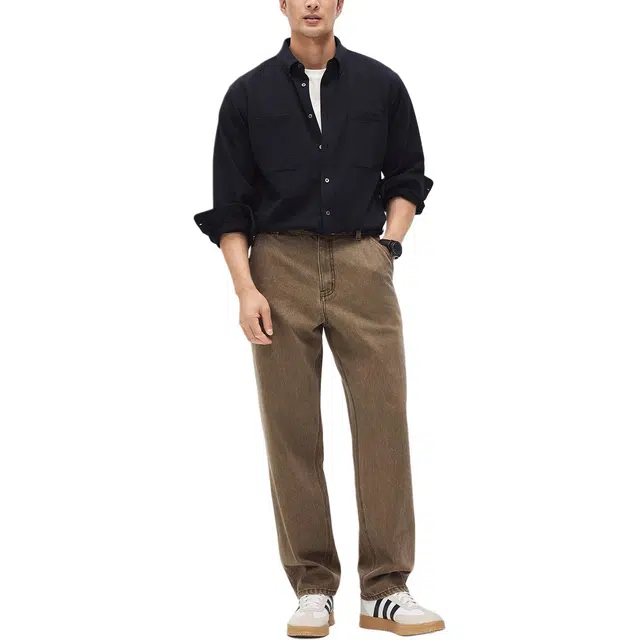 丹宁哲学 黄石农场主 纯棉酵磨洗褪工艺牛仔裤 男女同款