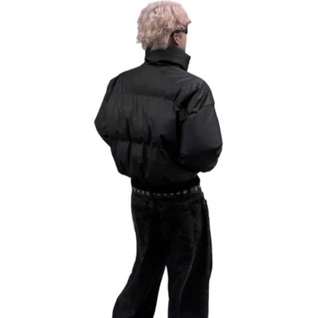 黑马漫画 美拉德基础款纯色短款棉衣男冬季加厚保暖棉服 男女同款