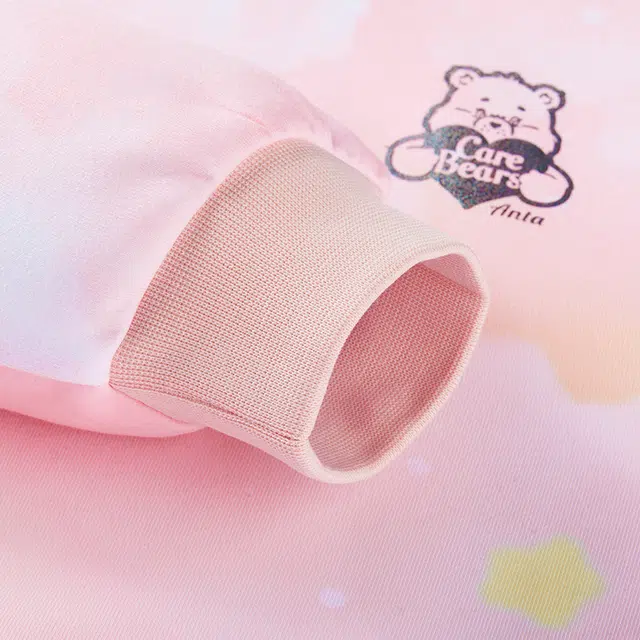 安踏儿童 满印圆领舒适透气百搭宽松卫衣 纯净白/匹印 中小童