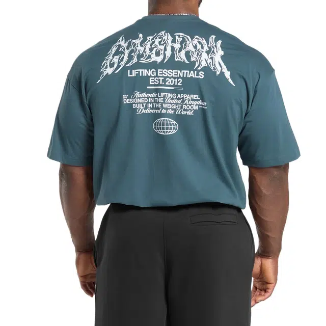 GYMSHARK Metal Lifting Graphic T-Shirt T