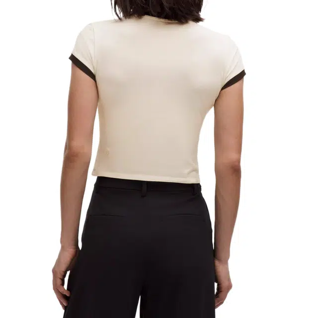 lululemon Organic Cotton Ringer Baby Tee T