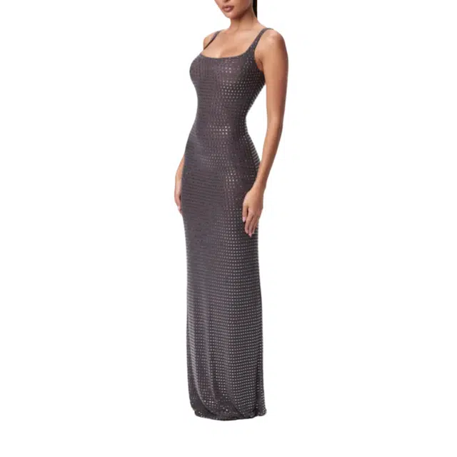 NAKED WARDROBE Tank Maxi Dress Crystal