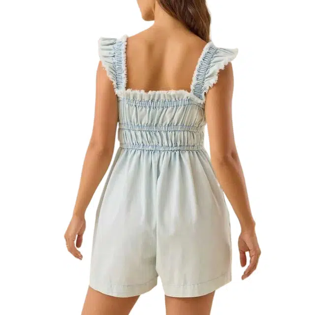 ALTAR'D STATE Ashley Denim Romper