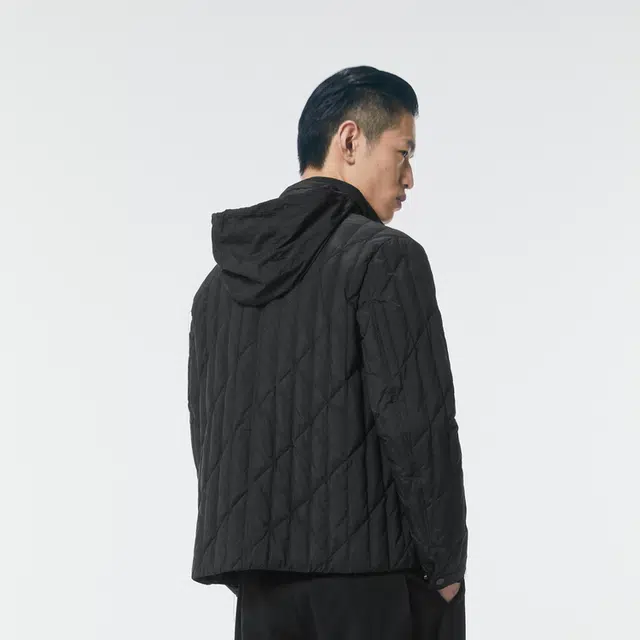 速写 休闲立领长袖羽绒服 男女同款