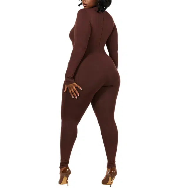 NAKED WARDROBE NW Sculpt Jumpsuit Curve