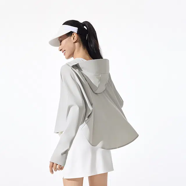 波司登 骄阳系列 夏季清爽轻盈凉感透气时尚斗篷 多色可选防晒服 女款