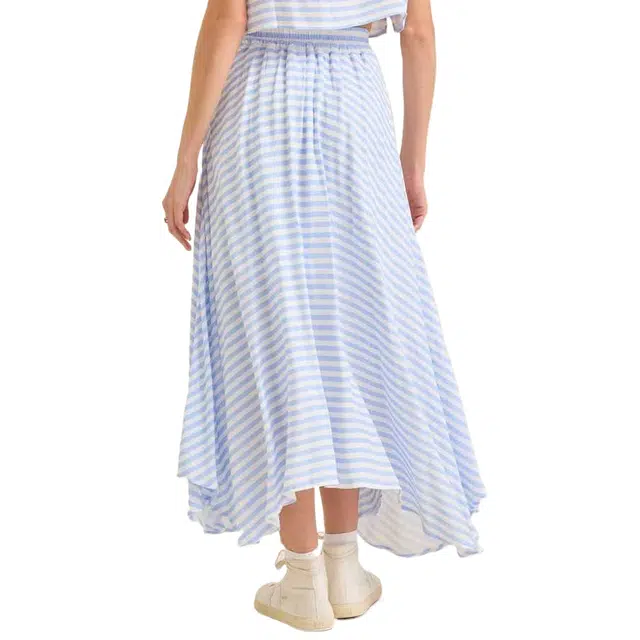 ALTAR'D STATE Linen Midi Skirt Alexis