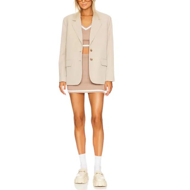 SUPERDOWN Bonnie Varsity Skirt Set