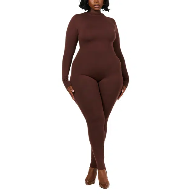 NAKED WARDROBE NW Sculpt Jumpsuit Curve