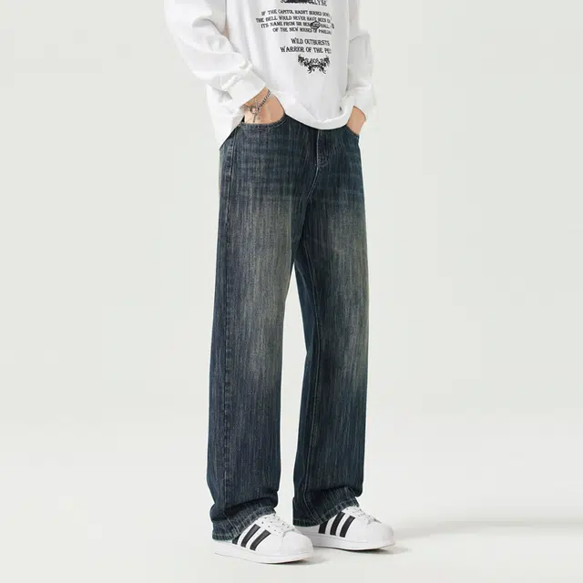 海尔斯 复古简约百搭时尚潮流牛仔裤 男款
