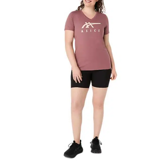 Asics STRIPES V-NECK T