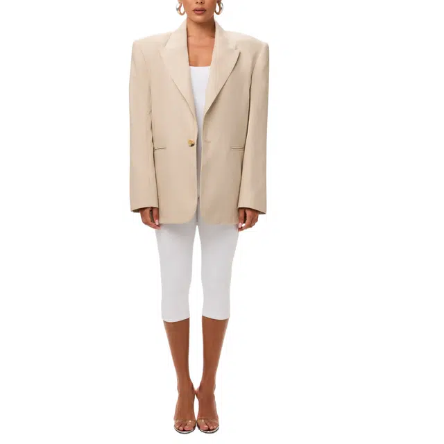 NAKED WARDROBE Suited Blazer Linen