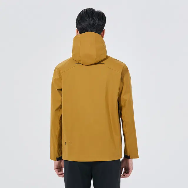 利郎 功能商旅纯色三防科技连帽商务休闲通勤秋季风衣 男款