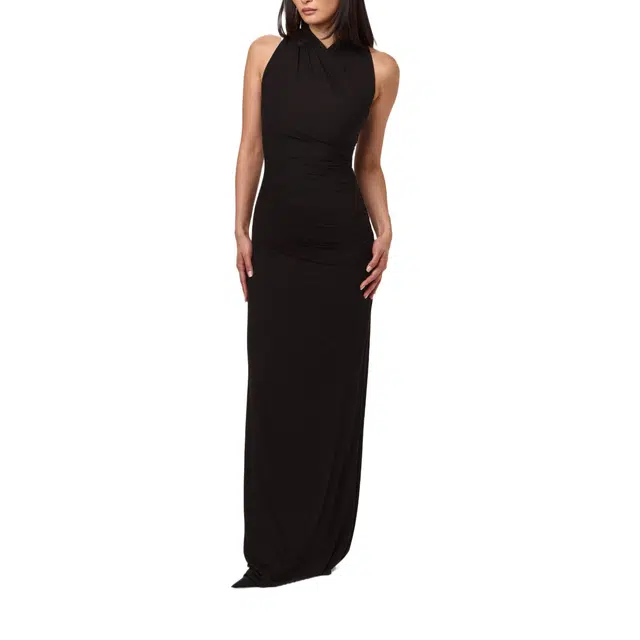 NAKED WARDROBE Sleeveless Overlay Maxi Dress Smooth
