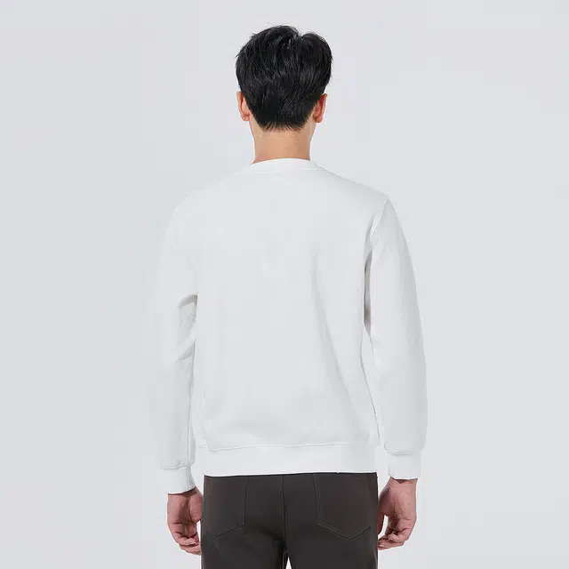 利郎 商务休闲肌理提花圆领简约百搭长袖卫衣 男款