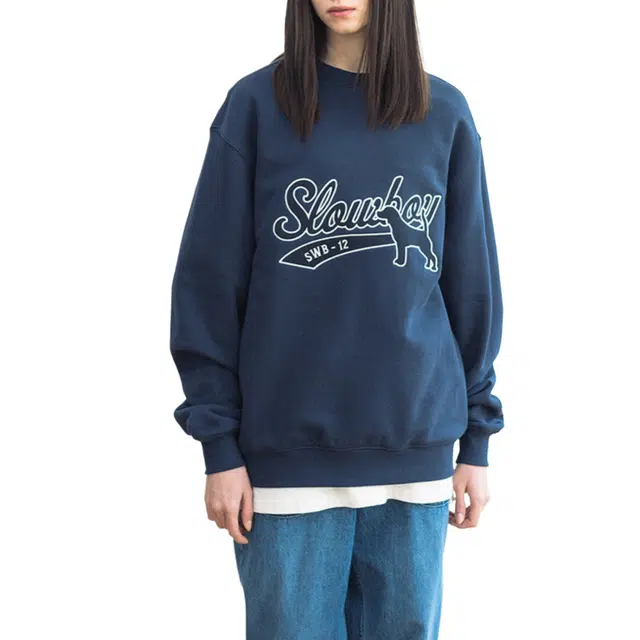 BESLOW SLOWBOY TAIL LOGO SWEAT SHIRT