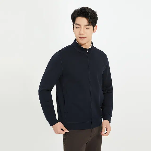 利郎 时尚都市商务休闲秋季卫衣 男款