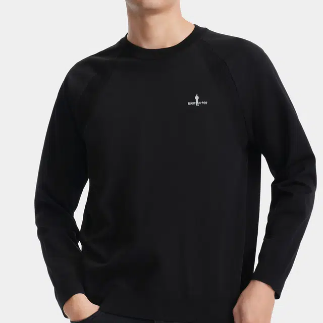 比音勒芬 秋季柔软长袖圆领针织衫 男款