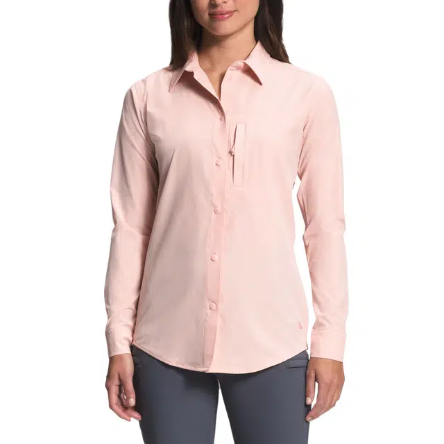 THE NORTH FACE women's sniktau ls sun shirt FlashDry