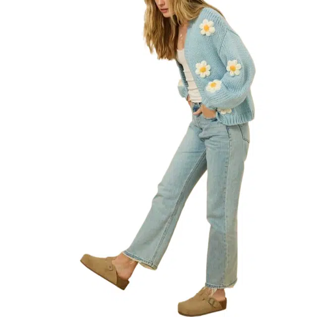 ALTAR'D STATE Floral Cardigan Daisie 3D