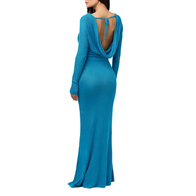 NAKED WARDROBE Open Back Drape Top