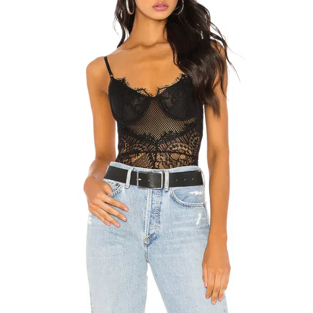 SUPERDOWN Nikki Lace Bodysuit