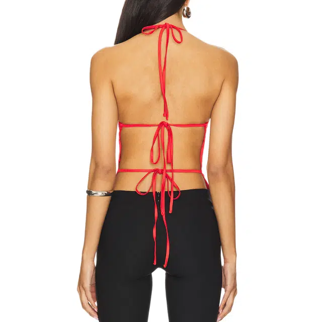 SUPERDOWN Clover Halter Top